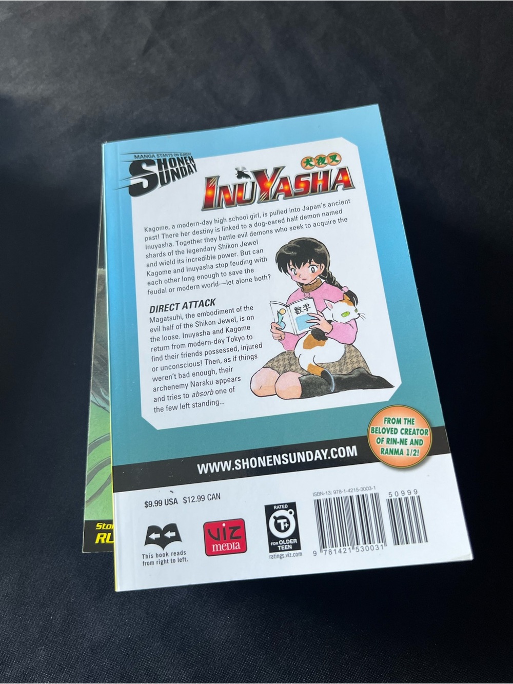 InuYasha 50-56 Manga Lot Volumes Shonen Sunday Edition Rumiko Takahashi - Picture 9 of 16